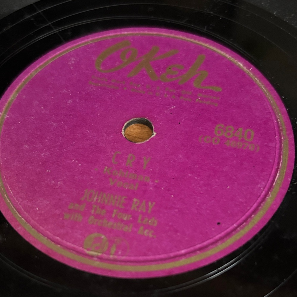 Johnnie Ray and The Four Lads , The Little White Cloud That Cried"